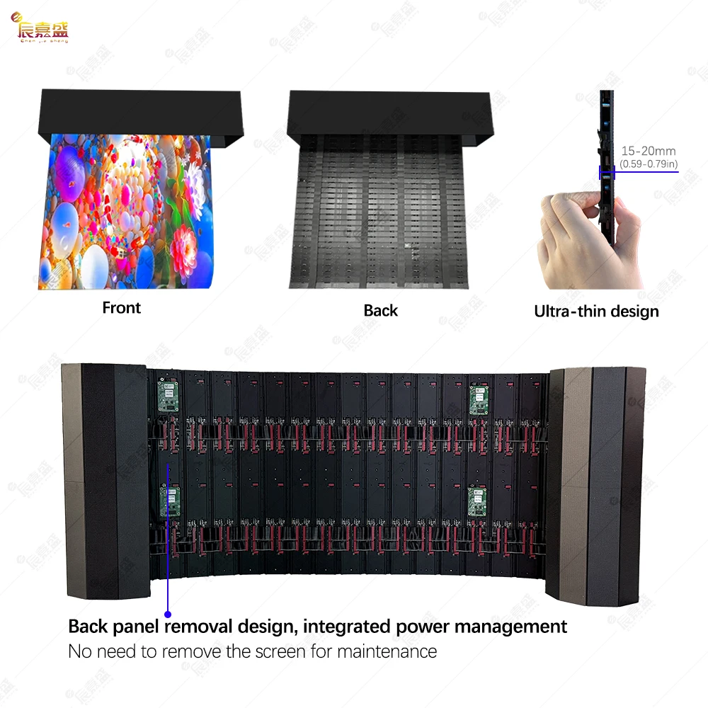 Flexible Portable Interactive Video Folding Carpet Floor Waterfall Banners TV Advertising Roll up Rolling LED Screen Display