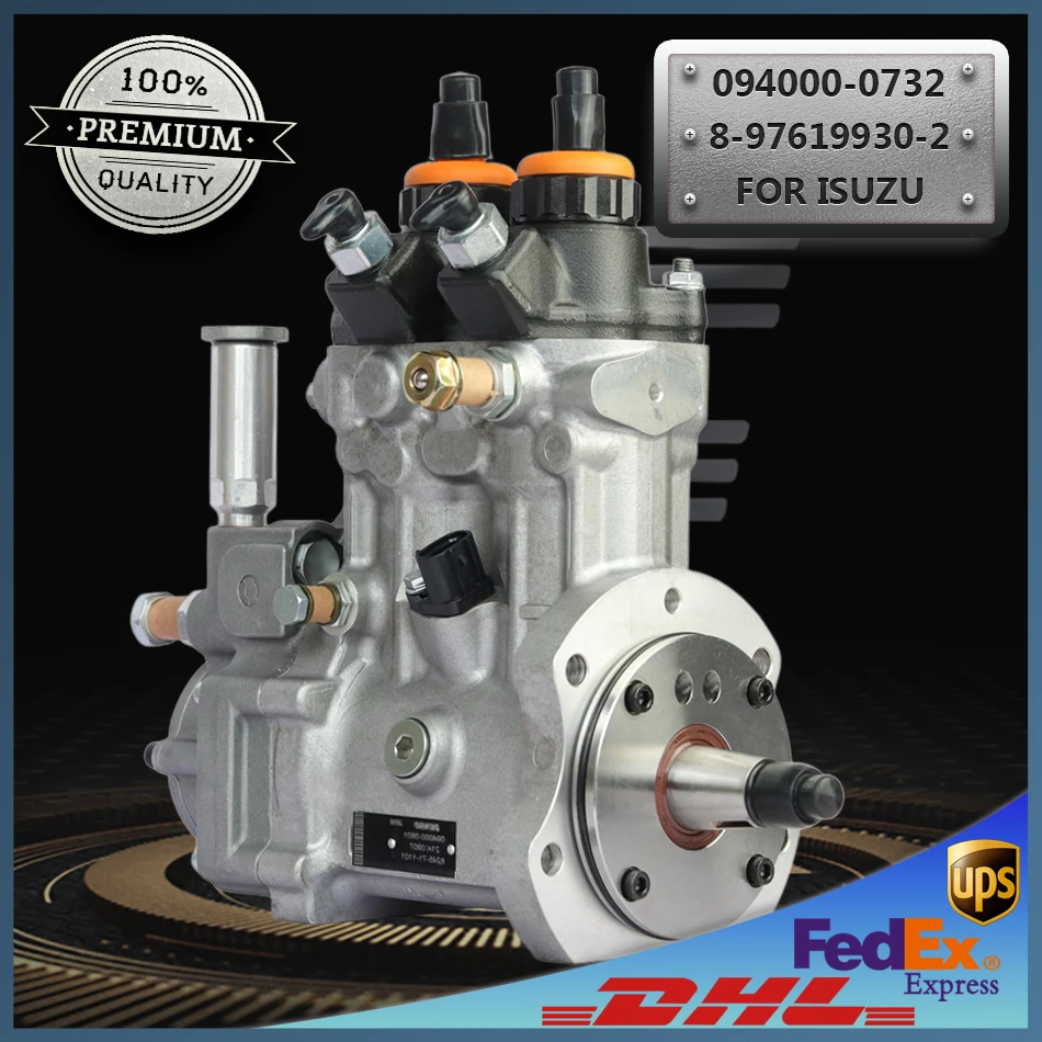 

High Quality Common Rail Pump 094000-0732 0940000732 8-97619930-2 8976199302 Fuel Injection Pump for Isuzu 6WG1 Engine