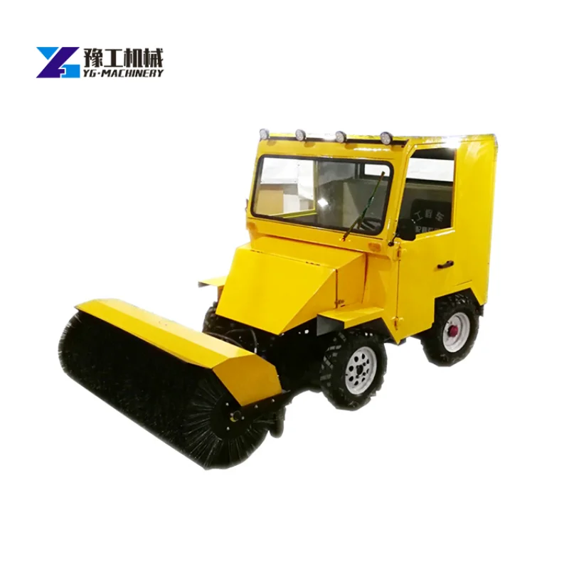 Mini Skid Steer Neve Ventilatore Elettrico Spazzaneve Neve Rullo Spazzatrice