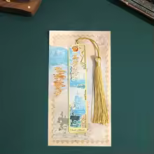 Hollow Flower Metal Bookmark