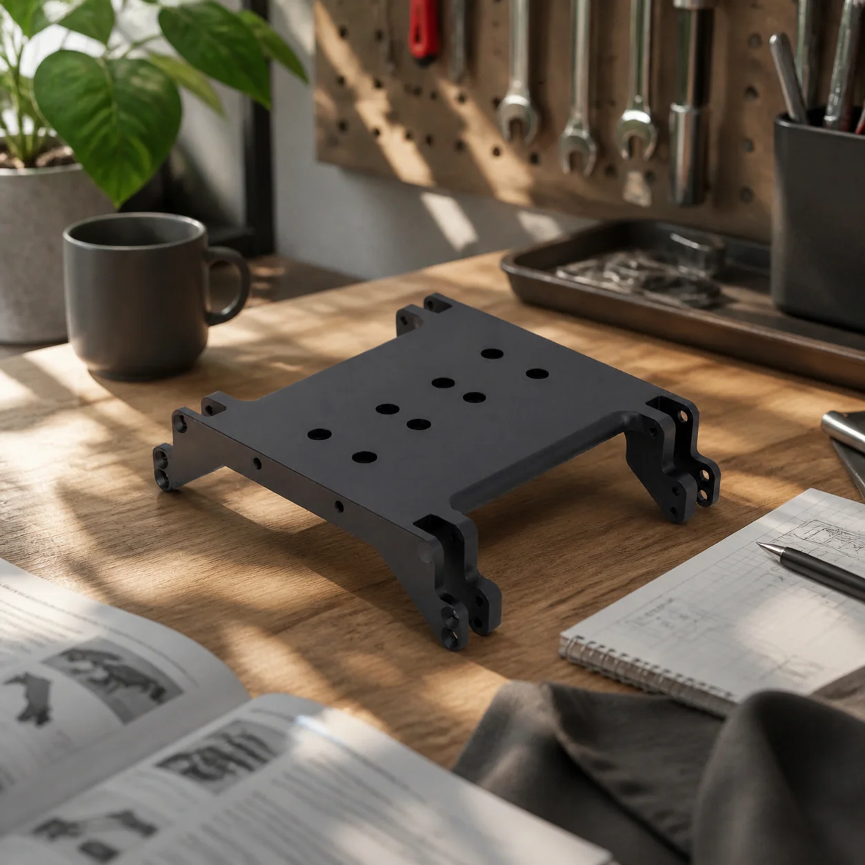 gearbox-base-plate-cnc-machined-gearbox-mount-with-brackets-rc-crawler-chassis-plate-upgrade-hardware-lightweight