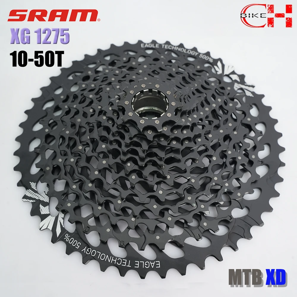 Casete de 12 velocidades SRAM GX EAGLE 12v XG 1275 10-50T XD para bicicleta de montaña, accesorios para bicicleta