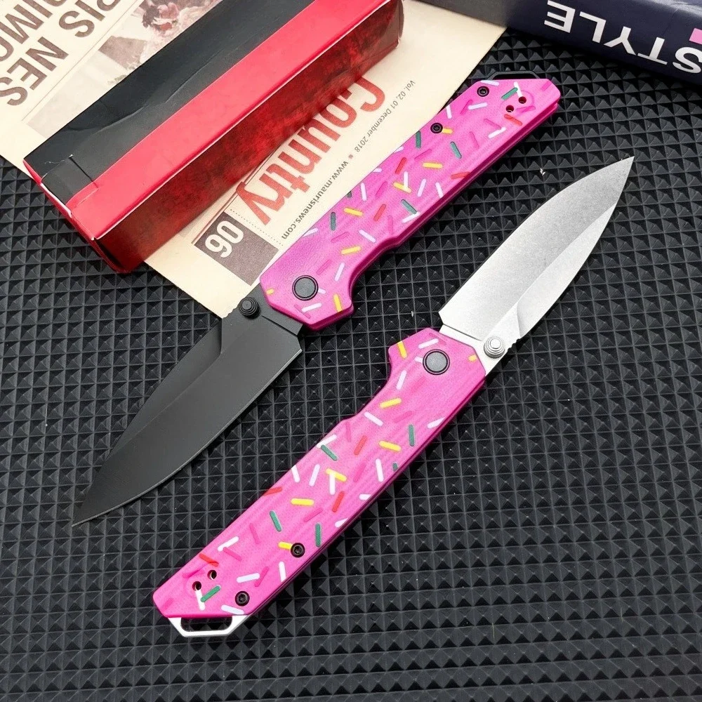 

KS 2308R Folding Knife G10 Handle D2 Blade Outdoor Hunting Emergency Defense Sharp Cutting EDC Multi-functional Tactical Knives