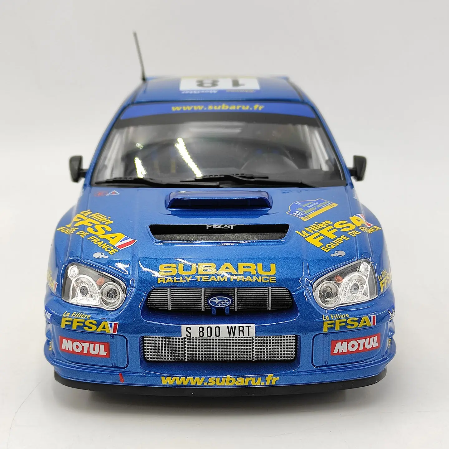 Diecast IXO 1:18 Scale Subaru Impreza S9 WRC #18 Rally Alloy Car Model