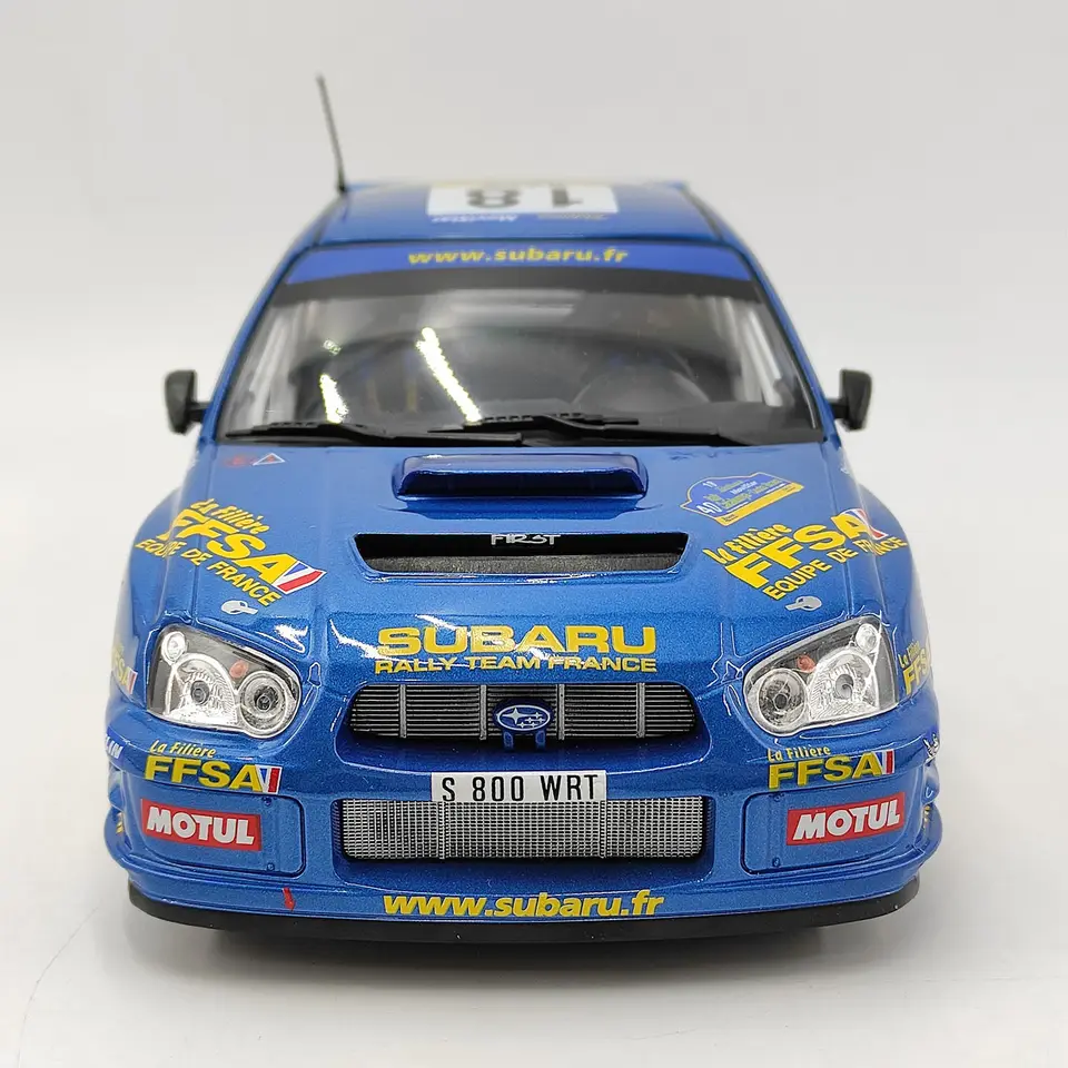 Diecast IXO 1:18 Scale Subaru Impreza S9 WRC #18 Rally Alloy Car Model