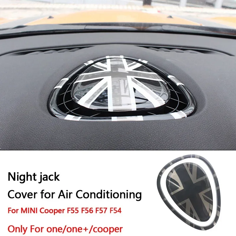 

2PCS/Set Car Dashboard Air Outlet Decorative Cover Stickers For Mini Cooper F55 F56 Interior Vent Center Console Accessories