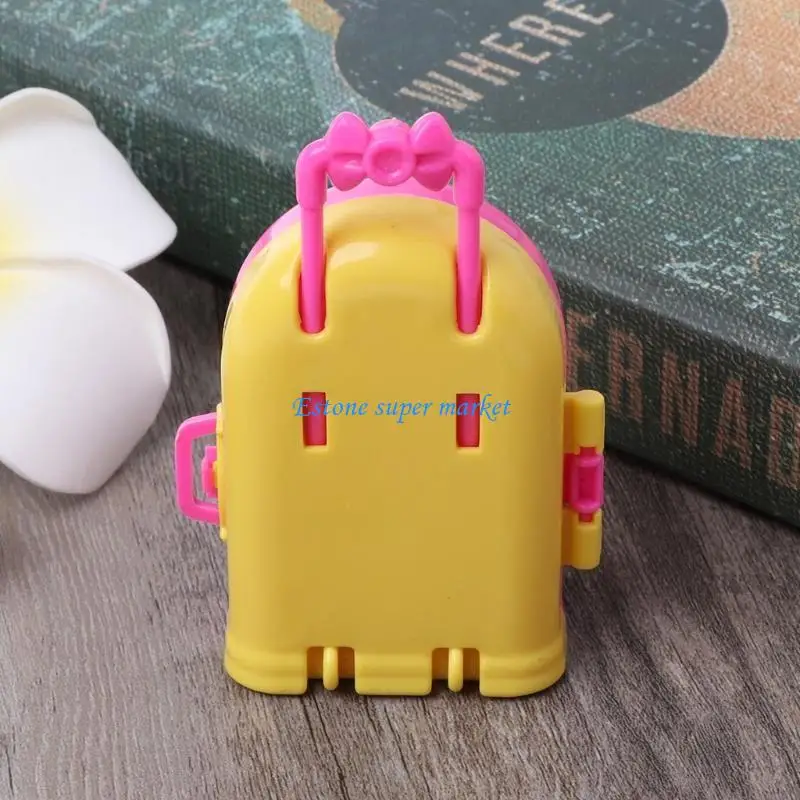 090B Dollhouse Furniture Mini Suitcase for Simulation Girl Dolls Decoration Kids Toy
