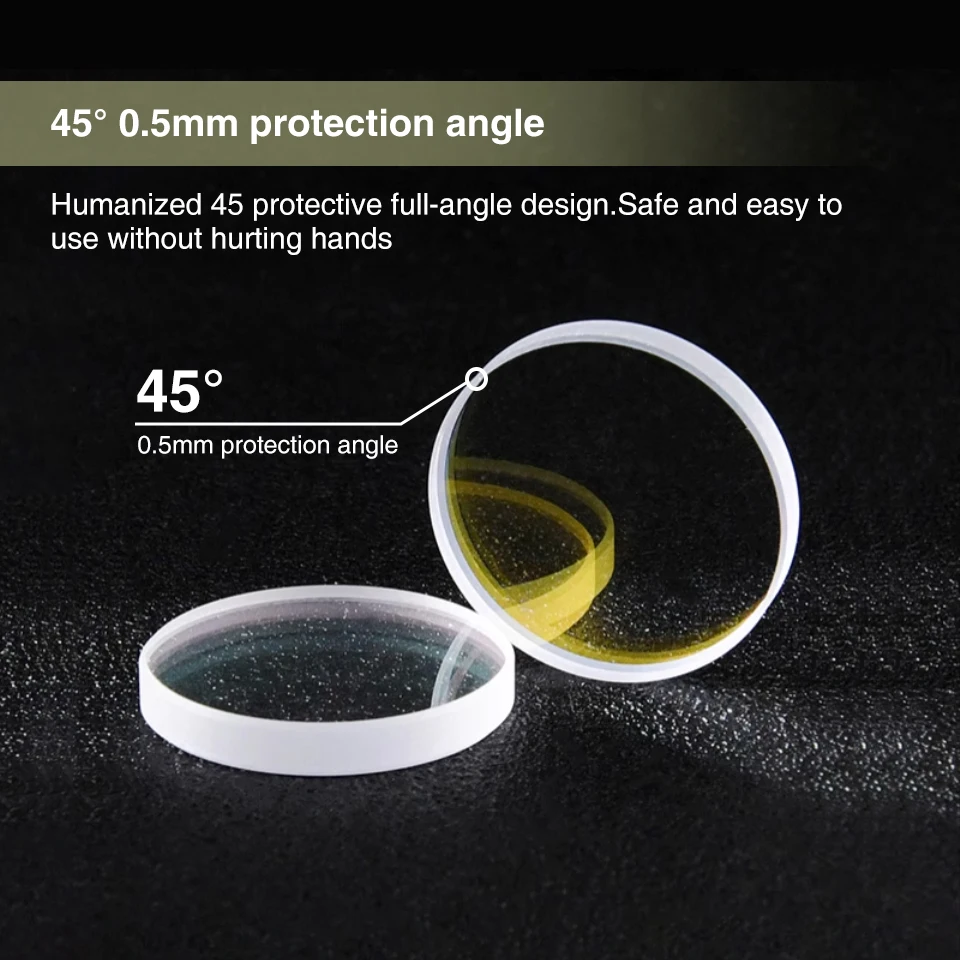 10 قطعة Raytools الألياف الليزر واقية ويندوز عدسة 24.9x1.5 4kw ل Raytools WSX Bodor أجزاء آلة قطع الرأس القوية #2