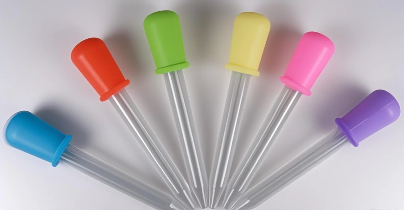 Premium 5ml Silicone Plastic Pipette Dropper School Science Lab Liquid Measuring Tool