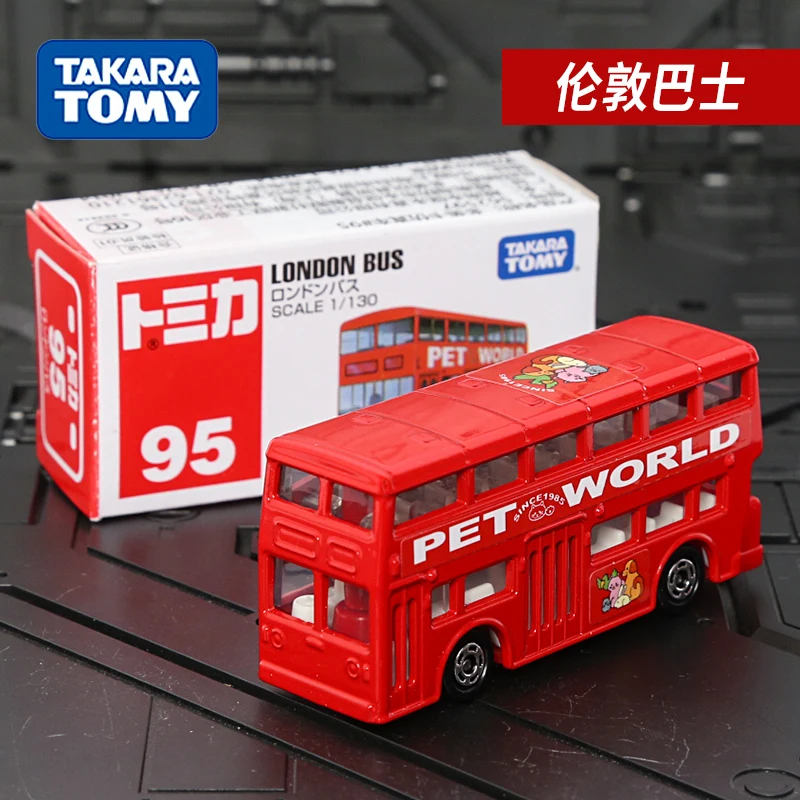 

TAKARA TOMY Tomica 1/64 Alloy Double Decker Bus 95 Tourist 42 Toei 20 Easy Bear Mini Bus 8 Car Model Toys Ornaments