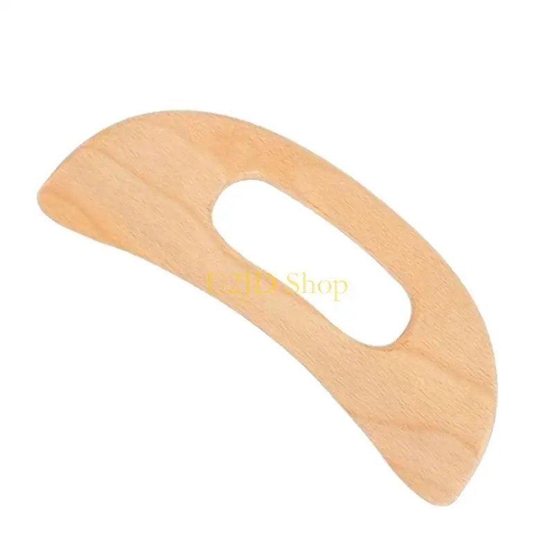 

U2JD Wooden Guasha Tools Anti Cellulite Massage Tool Lymphatic Drainage Paddle Gua Sha Massage