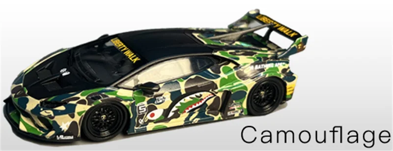 [Prévenda] Chama 1:64 Huracan GT LP610 Purosangue V12 FUV LBWK LB-Silhouette Works 458 GT Modelo de carro em resina