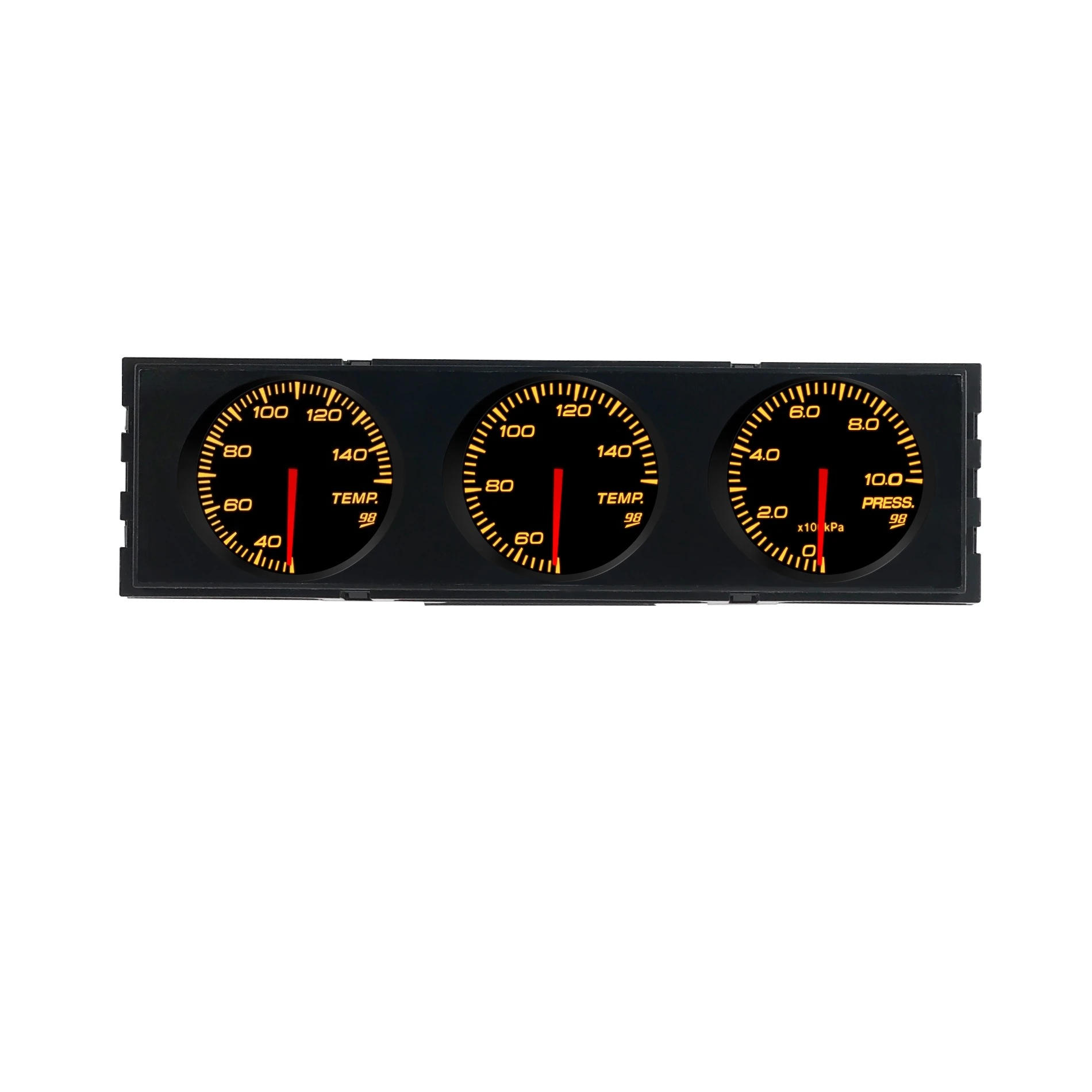 Auto Head-up Display HUD Wasser- & Öltemperatur Öldruck 10 Hintergrundlichtfarben Verfügbar Universal – Detail 15