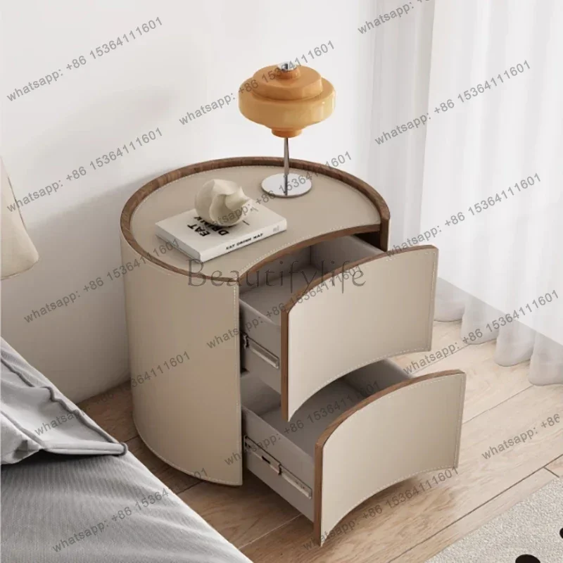 

LJYCreative Aesthetic Bedside Table Luxury Minimalist Simple Style Nightstands Trendy Elegant Mesita