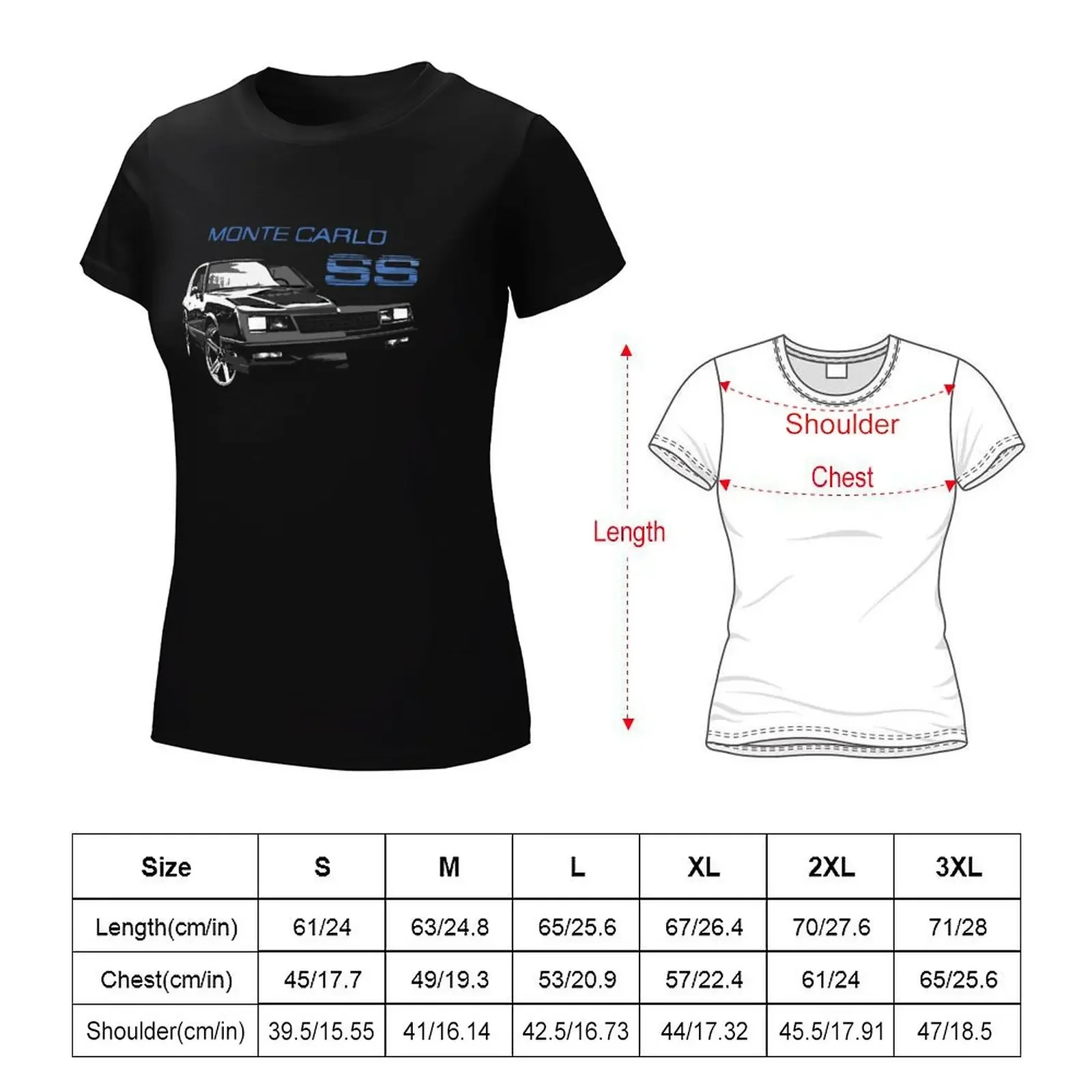 84 Monte Carlo SS T-shirt cute clothes female Women's tee shirt