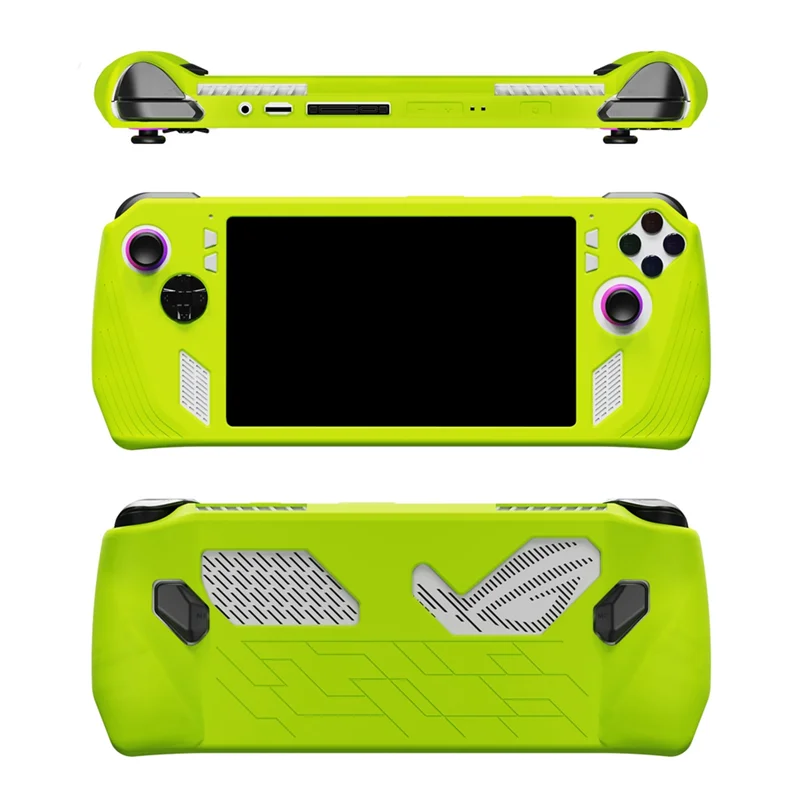 

1 Piece Handheld Protective Case Anti-Slip Anti-Fall Silicone Case For ROG Ally Gaming Console Yellow
