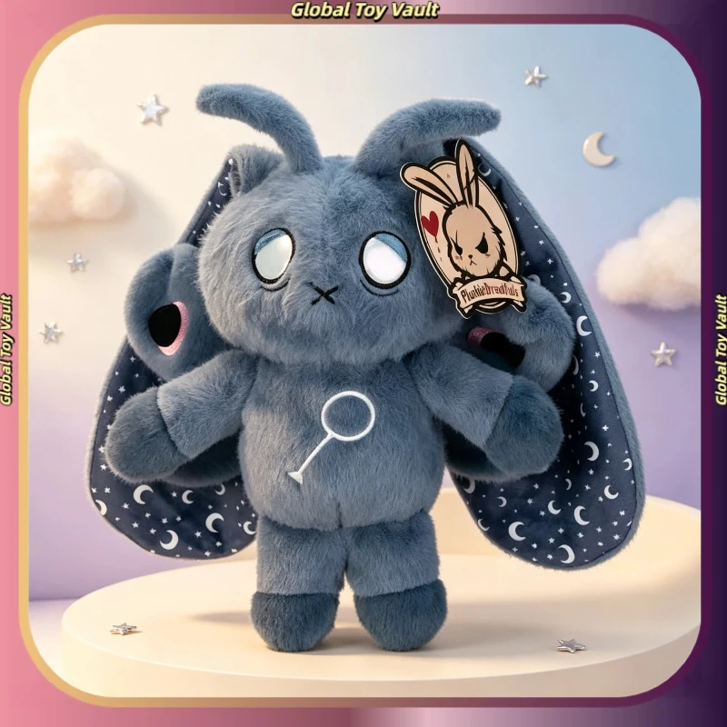 PlushieDreadfuls Popular Insomnia Moth Rabbit Plush doll Grey Soft Stuffed Animal Home Room Decoration PlushToy enthusiasts Gift