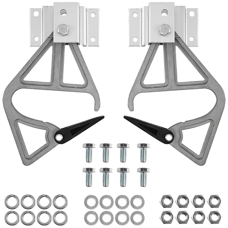 

2 шт. замков для удлинительных лестниц, как показано на рисунке, из алюминиевого сплава, совместимы с Werner, подходят для комплекта замков для ступеней 28-11.
