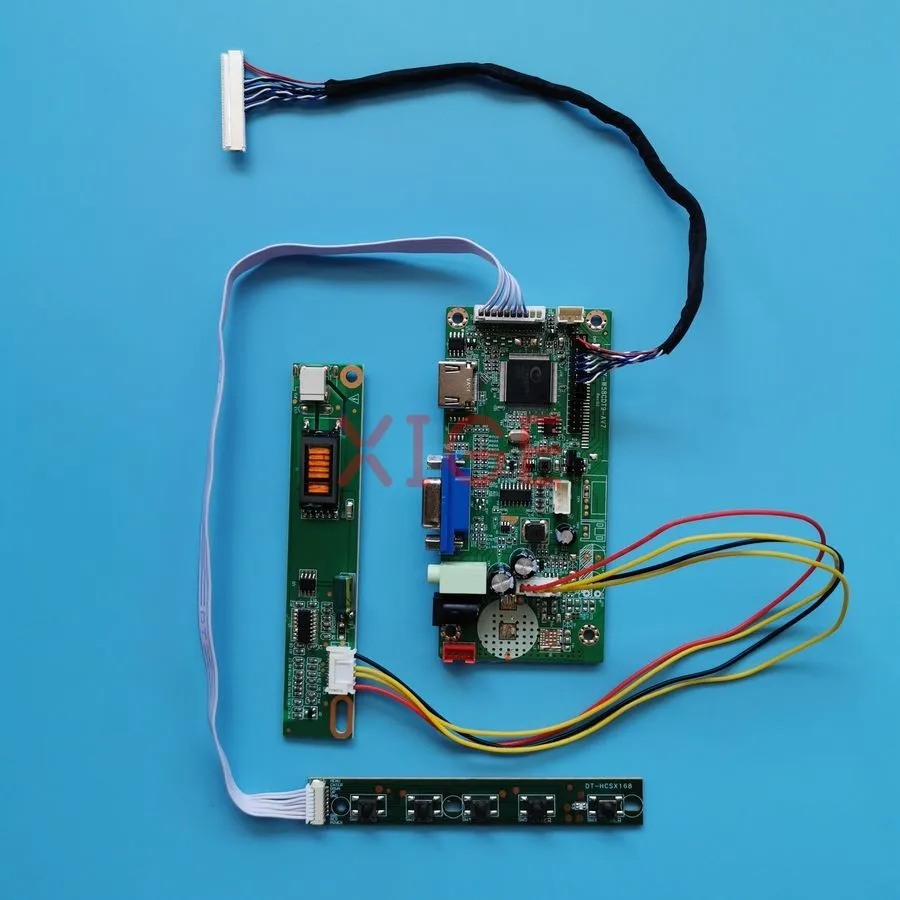 

For LP141WX3 LP141WX1 QD14TL01 QD14TL02 LCD Monitor Controller Drive Board DIY Kit HDMI+VGA LVDS 30-Pin 1280*800 1280x800 1-CCFL