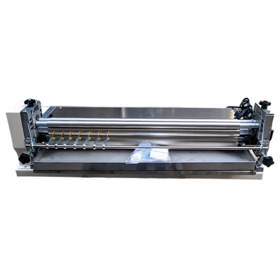 Nice Coating Spreader Leather Paper Gluing Machine for SaleHotmelt Glue Spreading Pasting Applicator Hot Melt Glue Machine