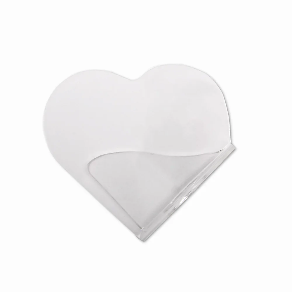 

1 Pcs Acrylic Transparent Acrylic Nail Color Palette Heart Shape Nail Art Display Tray Board Holder Manicure Storage Plate Tool