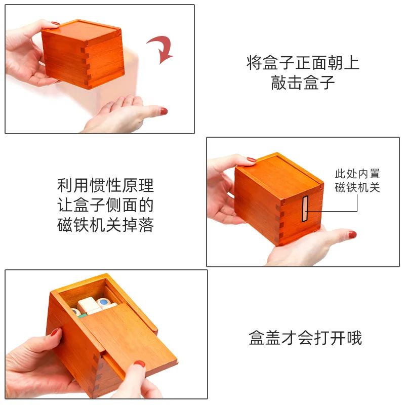 Luban Lock Puzzle Decrypts Pandora's Magic Box Toys Brainstorming Level 10 Difficulty for Elderly People Children's puzzle