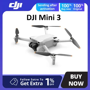 DJI Mini 3 بدون طيار فقط / RC-N1 / RCM Fly Plus كومبو طائرة بدون طيار صغيرة قابلة للطي 4K HDR فيديو 100٪ العلامة التجارية الأصلية DJI Mini Drone أفضل 8 بطاريات فانتوم 3 مبيعا - رقم 4