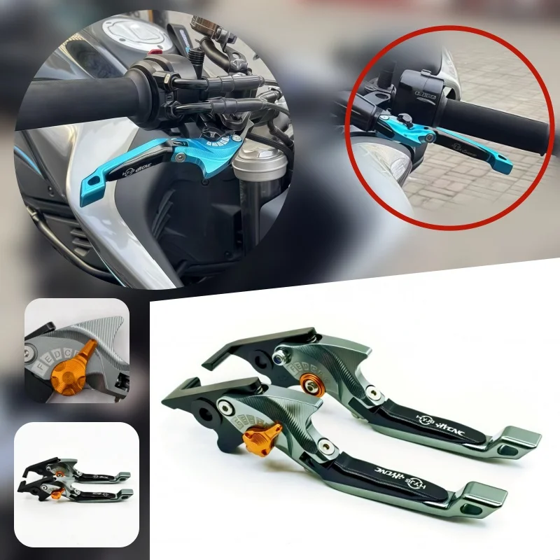 

For BMW R1200S 2006-2008 R1200ST 2005-2008 Motorcycle Parts 3D Brake Lever Set Foldable Adjustable Handle Levers