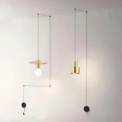 Plug in DIY Pendant Light for Bedroom Study Room Living Hanging Lamp Switch Ceiling Chandeliers Modern Decoration Kitchen Decor