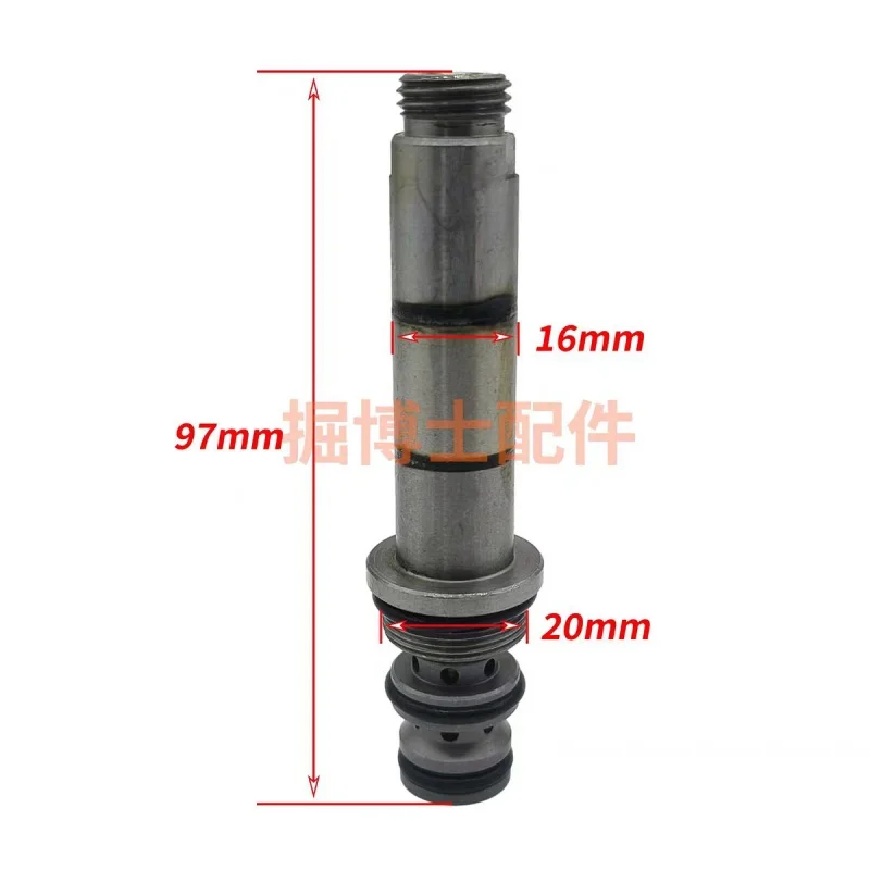 Komatsu PC60-7 PC120-6 rotation pilot safety lock solenoid valve coil valve core excavator parts