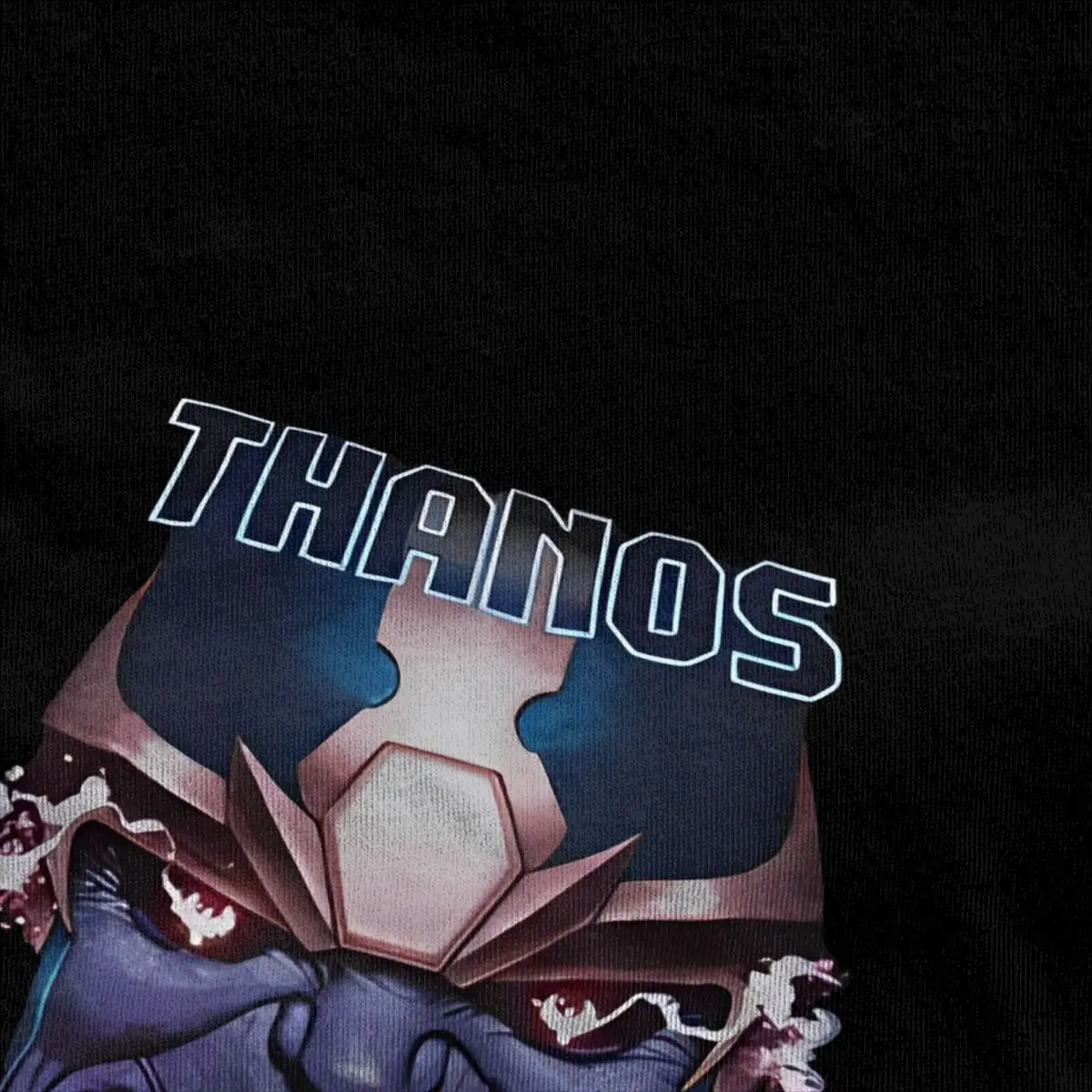 Marvel Thanos Smile T Shirt Man Streetwear Pure Cotton T Shirts Beach O-Neck Harajuku Tees Custom Logo Oversized Tops