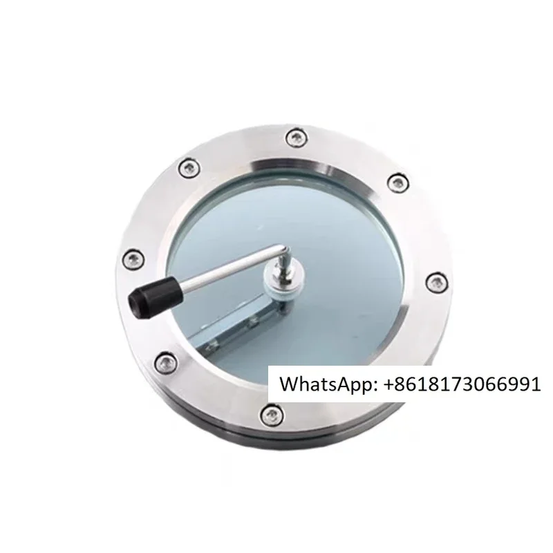 

Фланец из стали 304/316L со скребком и зеркалом-щеткой для смотрового окна