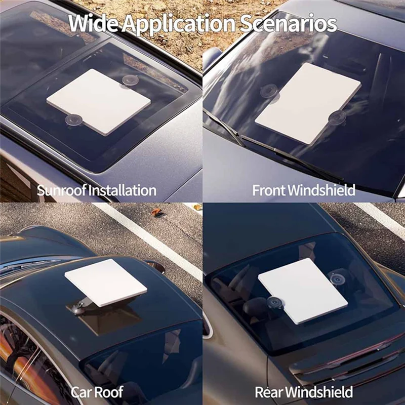 

ABMH-For Starlink Mini Suction Cup Mount Kit Sunroof & Window Compatible Enhances Stability For Original Kickstand