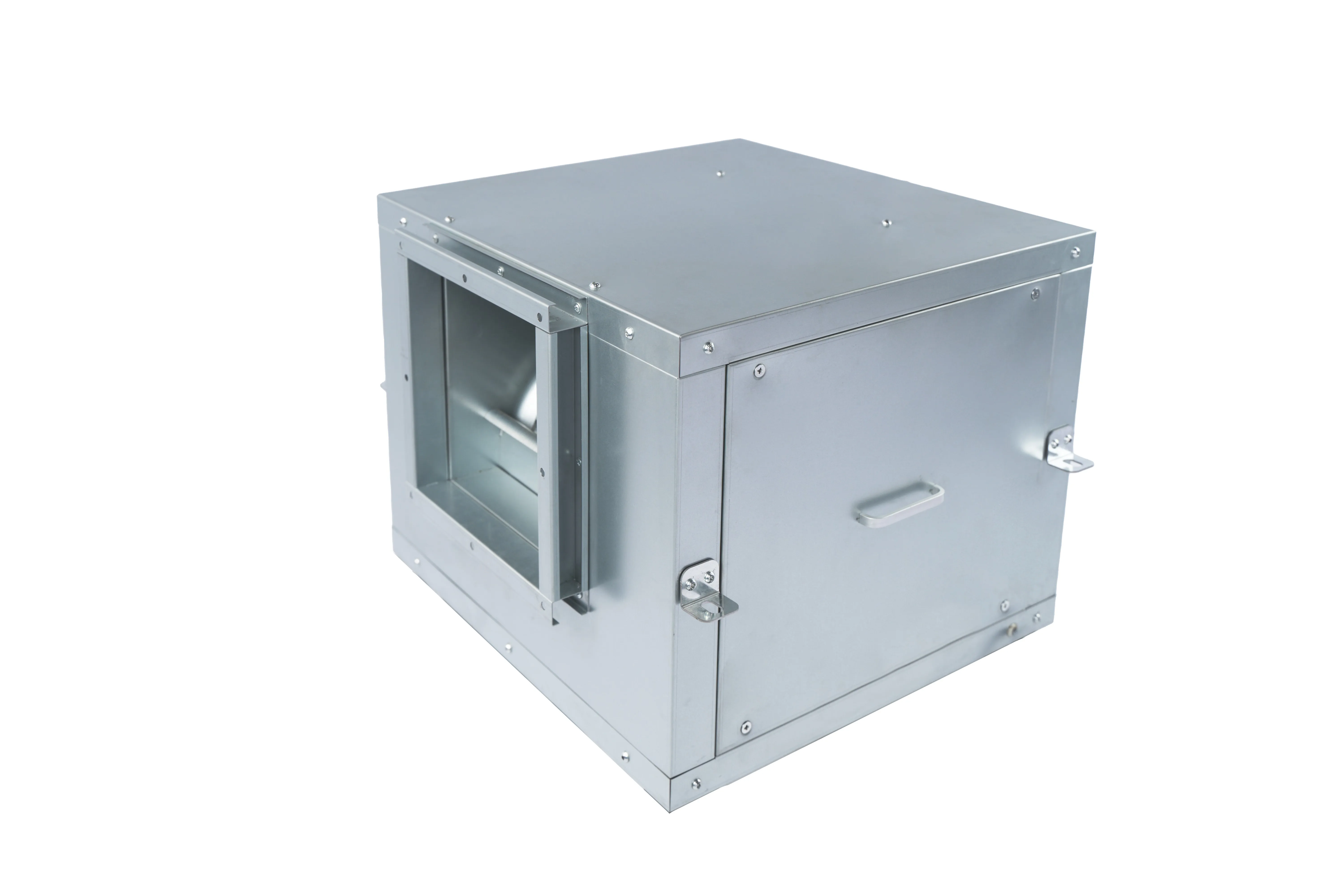 KTJ Inline Exhaust Fan 380v Explosion-proof Rectangular Mute Fresh Air Exhaust Ventilation Air Exchange