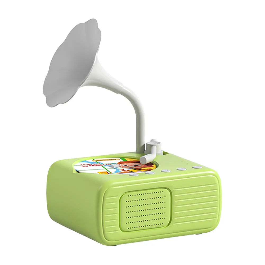 Fonógrafo infantil con parlantes Reproductor de historias y música Fonógrafo educativo para niños y niñas mayores de 3 años