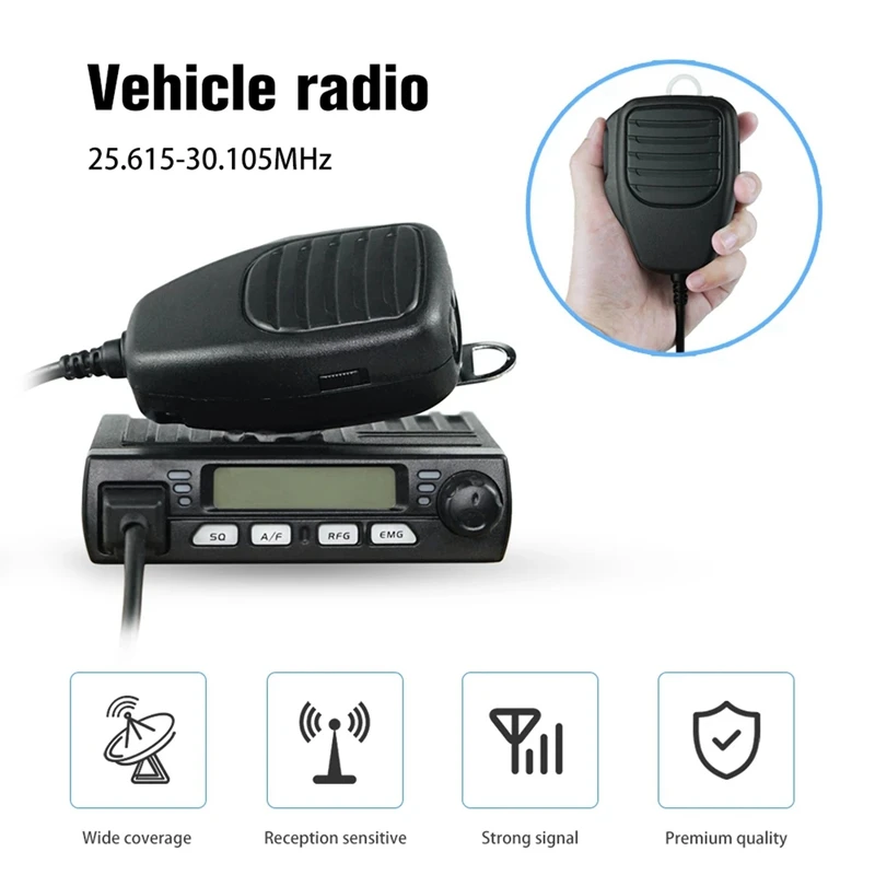 CB-925 Mini Citizen Band Radio/Mobile Radio AM/FM 25.615-30.105MHZ 8W Power Walkie Talkie CB Radio