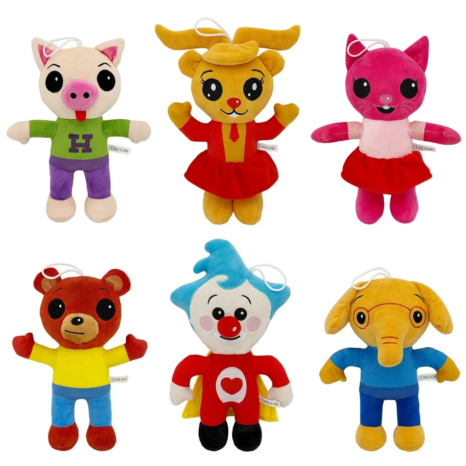 

2026 New Plim Clown Plush Toy Dolls Kawaii Cartoon Anime stuffed Plush Toys Room Decoration Doll Soft Clown Plush Toy Gifts
