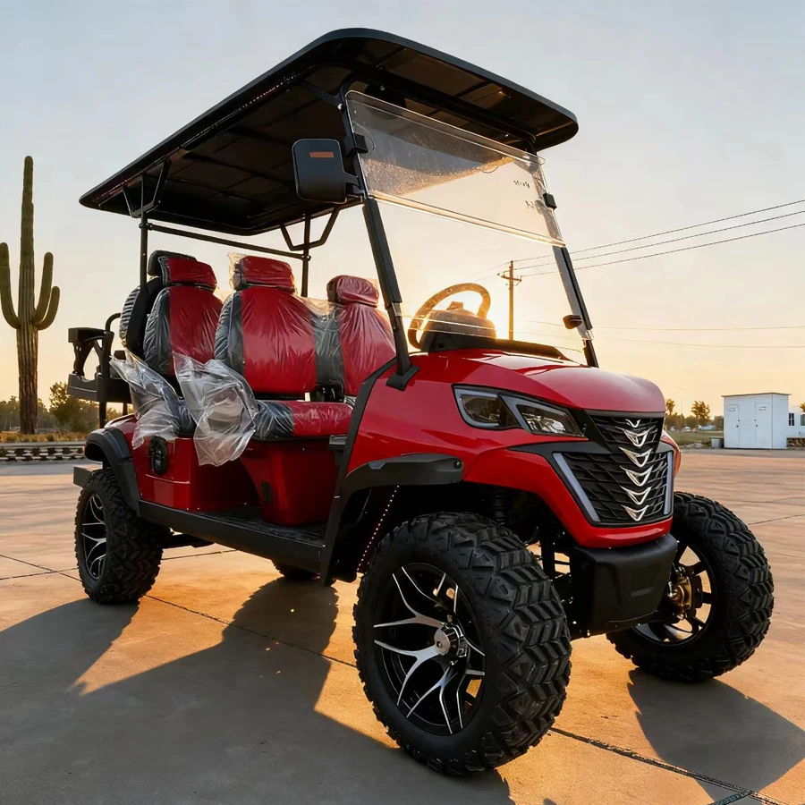 MMC CE معيار سعر جيد 48 فولت/72 فولت 4000 واط/7000 واط عربات التي تجرها الدواب جولف عالية الجودة شاشة تعمل باللمس 2/4/6/8 مقاعد عربة جولف كهربائية مرفوعة #1