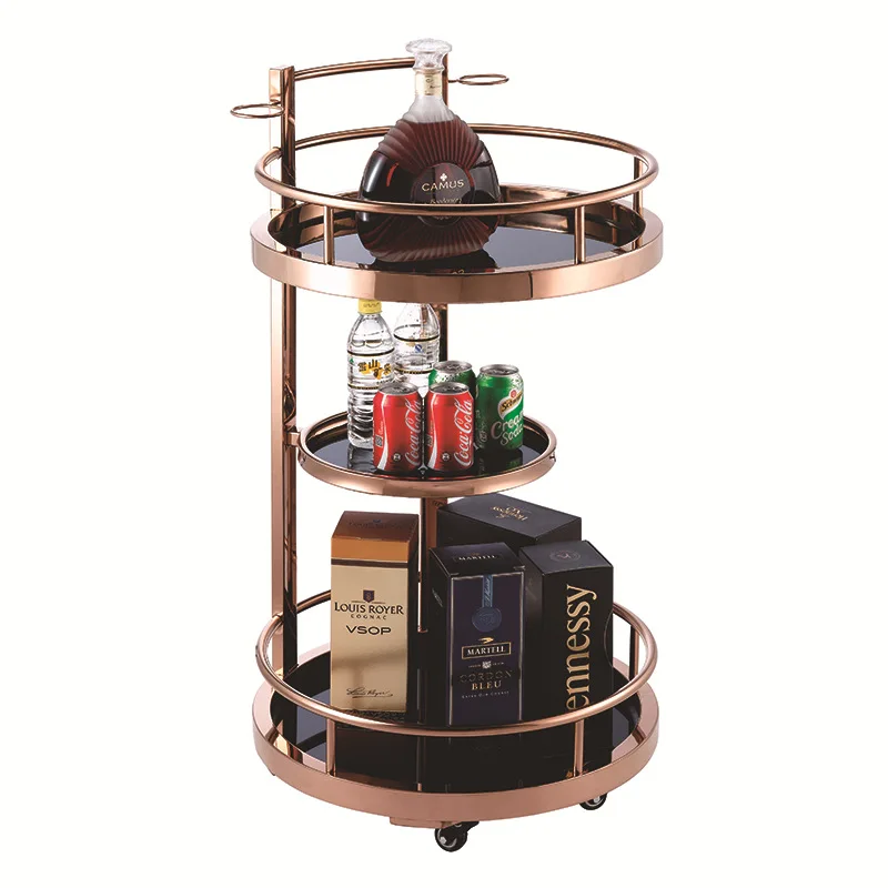 Dim Sum Cart Tea Service Cart Wedding Banquet European Hand Push Dessert Cart
