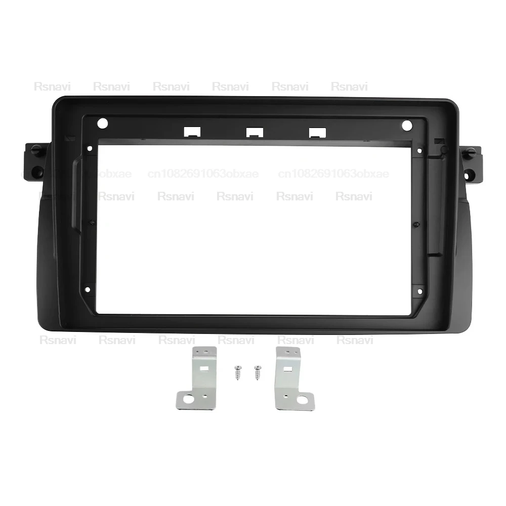 Per 1998-2005 BMW 3 (E46) (9 pollici) autoradio Fascia Fit Android Player Frame Adapter Cover pannello Stereo Dash Mount Trim Kit Bezel