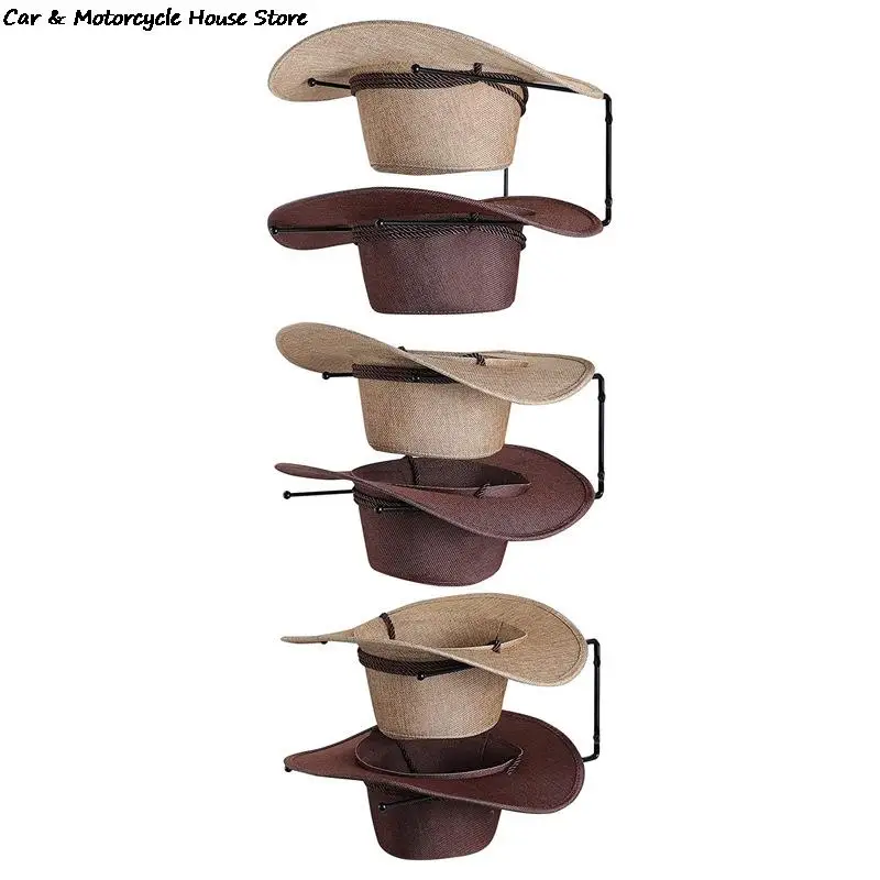 

Hat Rack Wall Display Cowboy Holder Cap Western Organizer Hanger Hangers Baseball Hooks Storage Mounted Mount Hook Stand