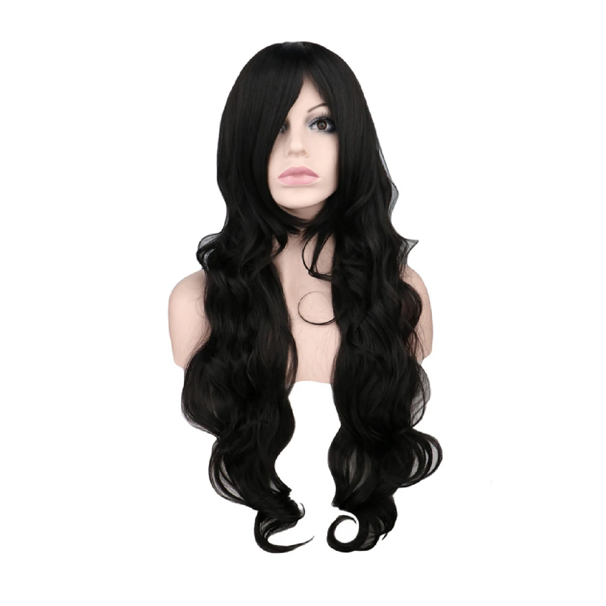 32 "80 cm Lang Haar Krullend Cosplay Kostuum Pruiken Kostuum Lichtblond Synthetisch Haar Partij Pruiken Vrouwen Party Kerst