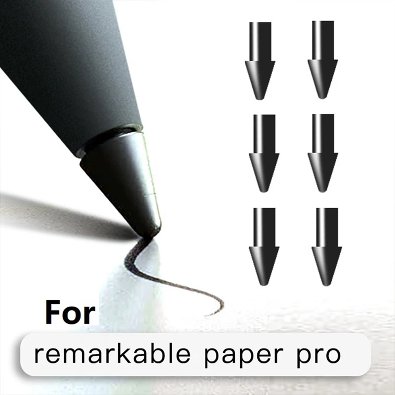 6Pcs Replacement Pen Tips For Remarkable Paper Pro Pen Replacement Nibs For Precise Writing And Sketching