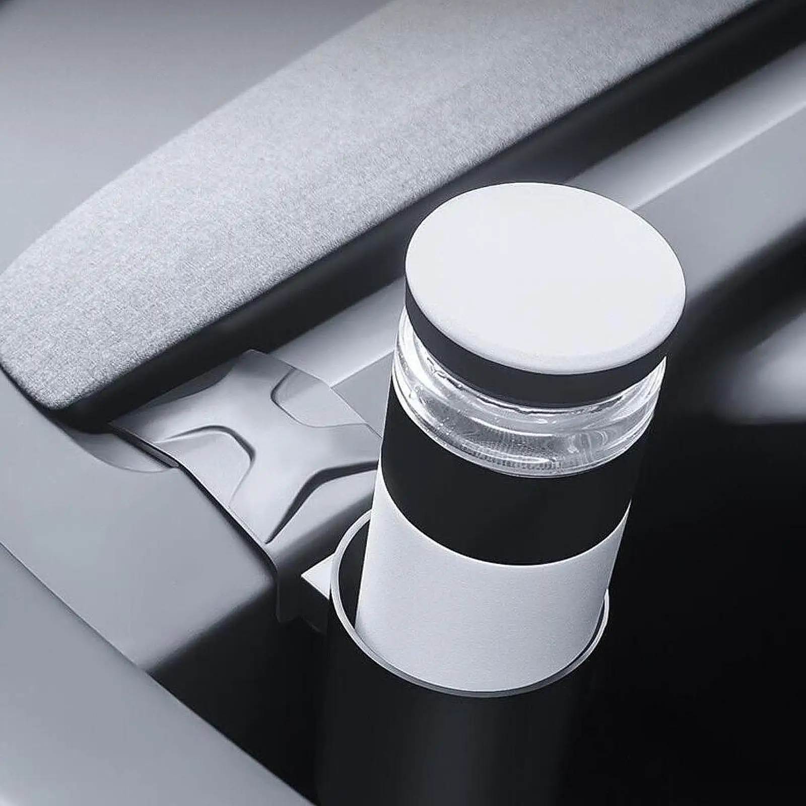 

Car Cup Holder Extender Insert, Drink Holder Automobile Trucks Removable Storage Organizer Phone Mount Holder for Model 3