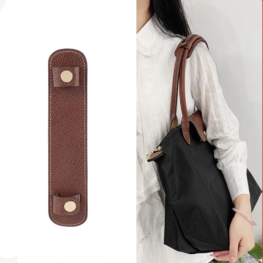 انفصال الجلود حزام الكتف وسادة استبدال غطاء تخفيف الضغط ل LONGCHAMP S/M/L حمل حقيبة يد محفظة #1
