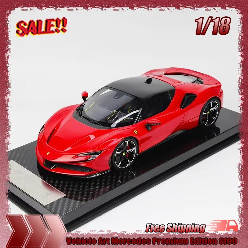 

Premium Edition Sf90 Resin Model 1:18 Scale New Vehicle Art Limited Edition Simulation Miniature Collectible Ornament Car Lovers
