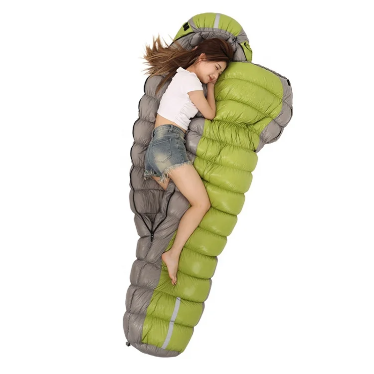 New design goose down sleeping bags for cold weather waterproof adult size sleeping bag goose down