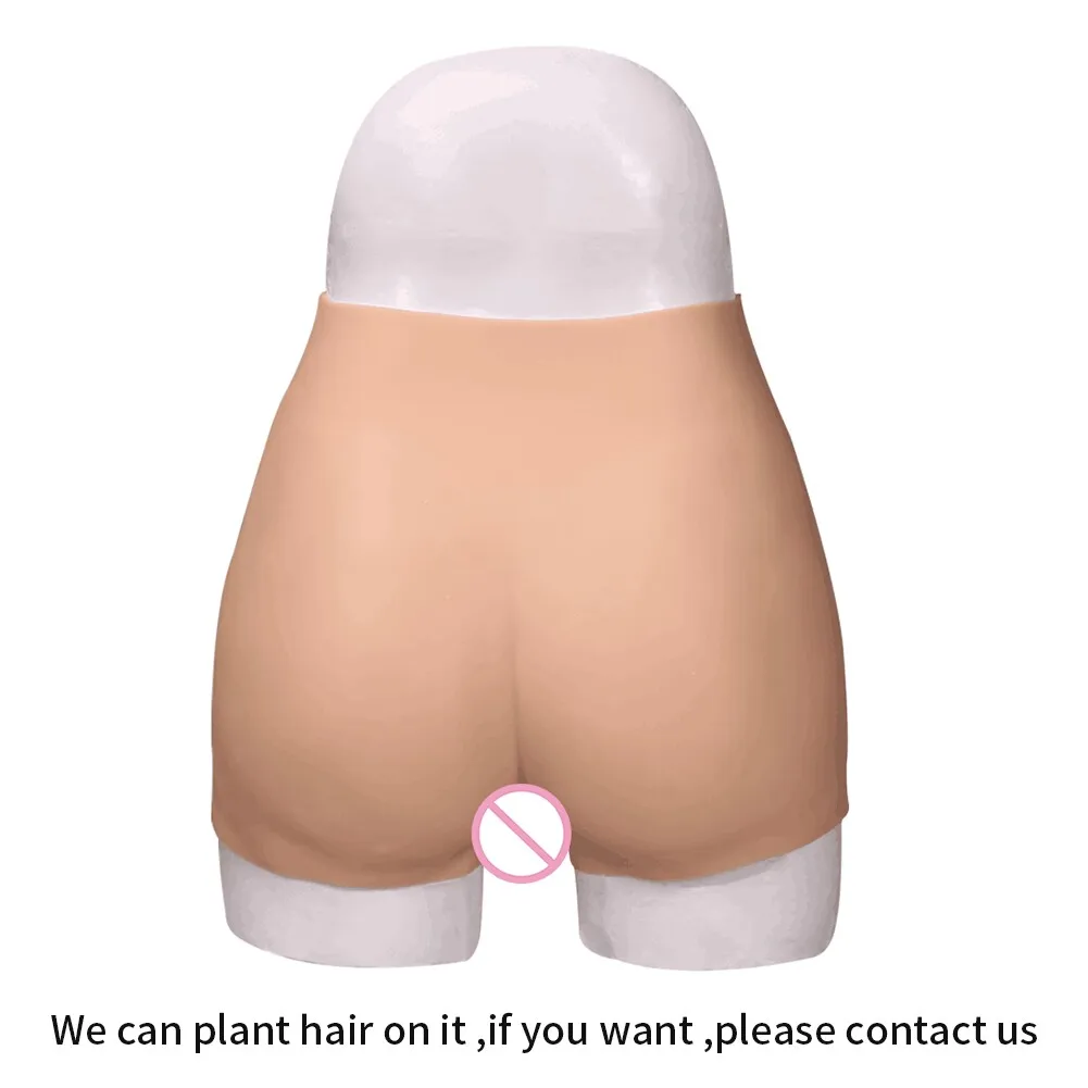 U-Charmmore 7th Oil-Free Silicone Realistic Penetrable Vagina Pants Crossdresser Pussy Panties Artificial False Buttock Enhancer