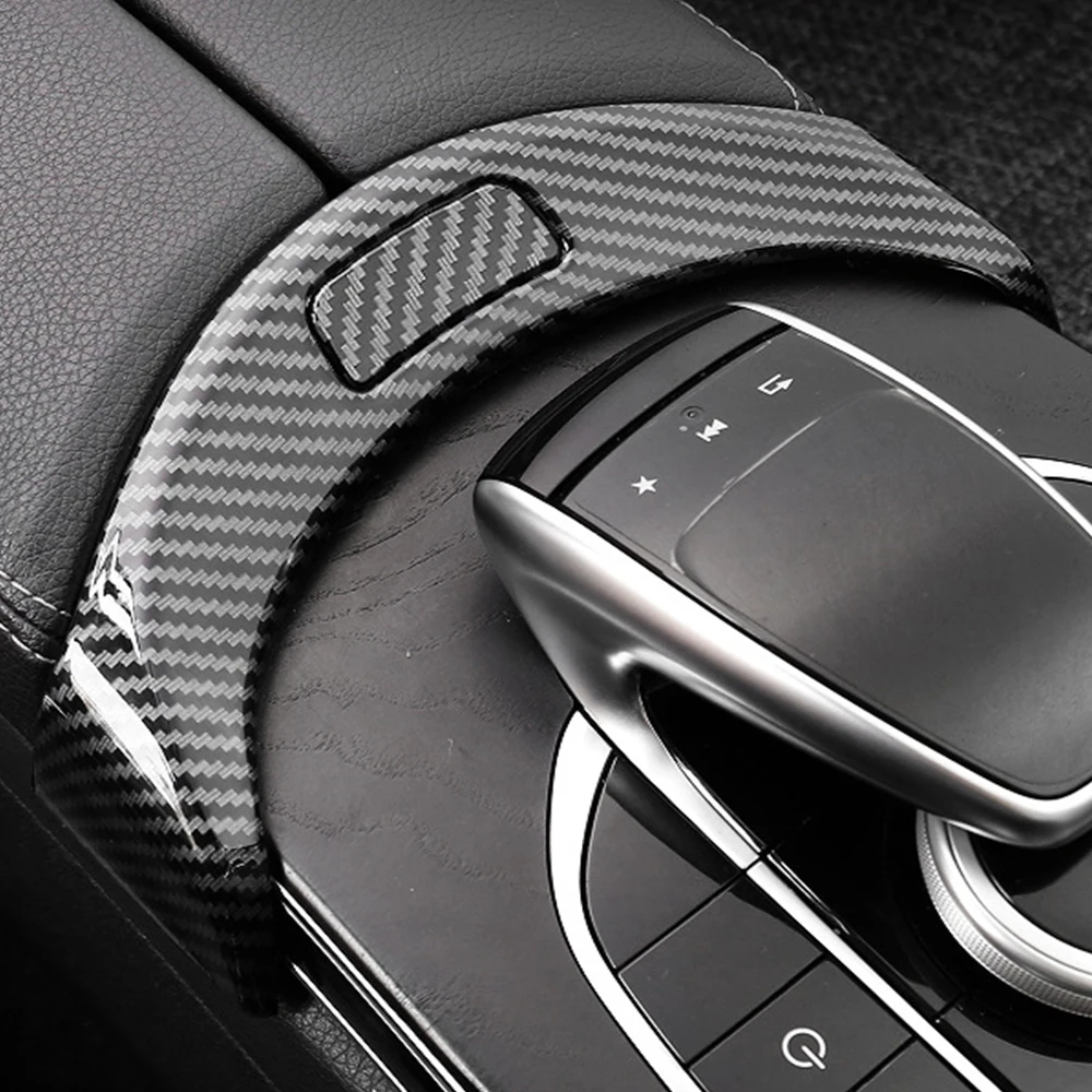 ABS Center Console Armrest Button Switch Cover Stickers for MercedesโBenz CโClass W205 GLC X253 2015 2016 2017 2018 2019 2020