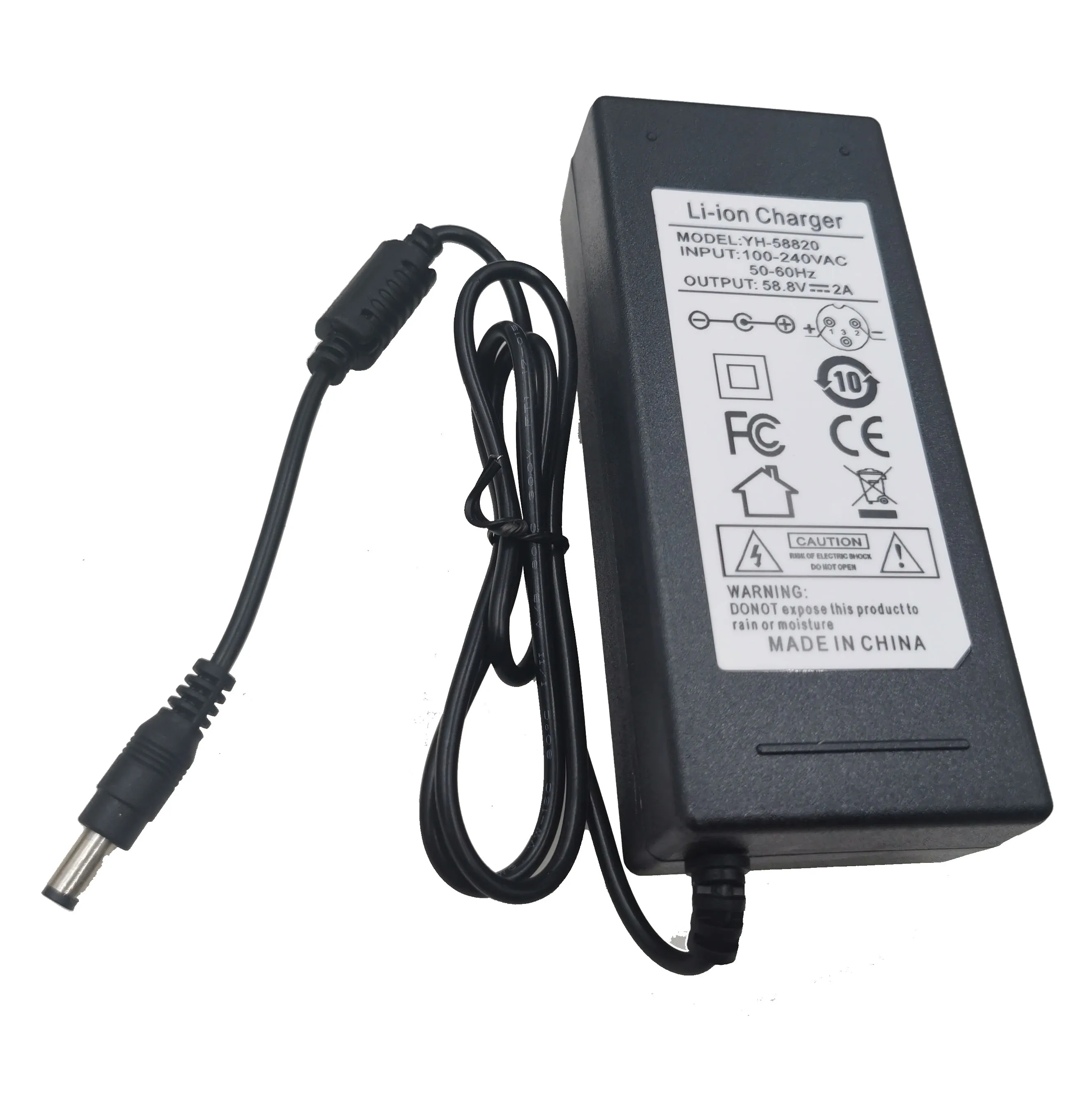 58.8V 2A 58.8v2a lithium li-ion battery charger for 14 Series lithium li-ion Li-polymer battery pack